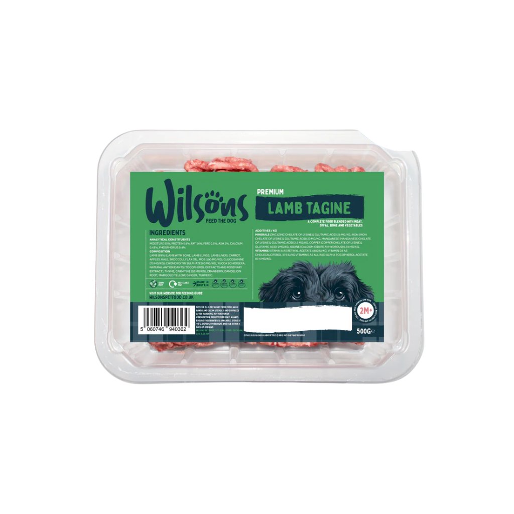 Wilsons Lamb Tagine Premium Raw Frozen Dog Food