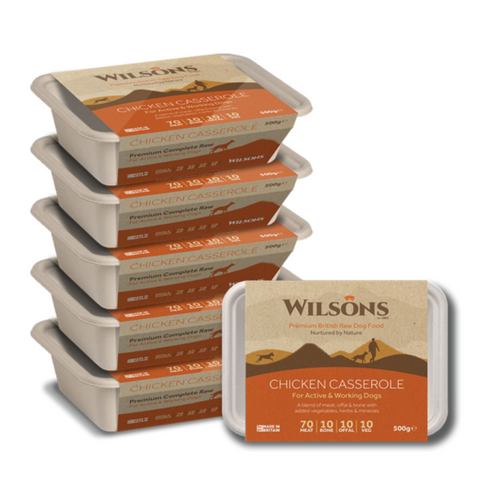 Wilsons Chicken Casserole Premium Raw Frozen Dog Food
