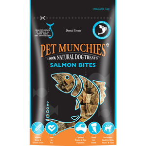 Pet Munchies Salmon Bites 90g Dixie Doodles Pet Shop