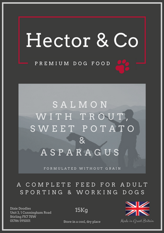 Hector & Co Salmon with Trout, Sweet Potato & Asparagus - Dixie Doodles Pet Shop