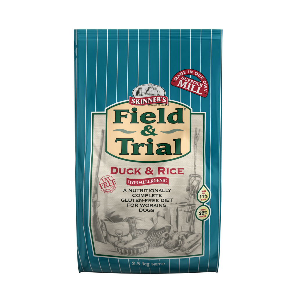 Skinners field and trial puppy duck and deals rice